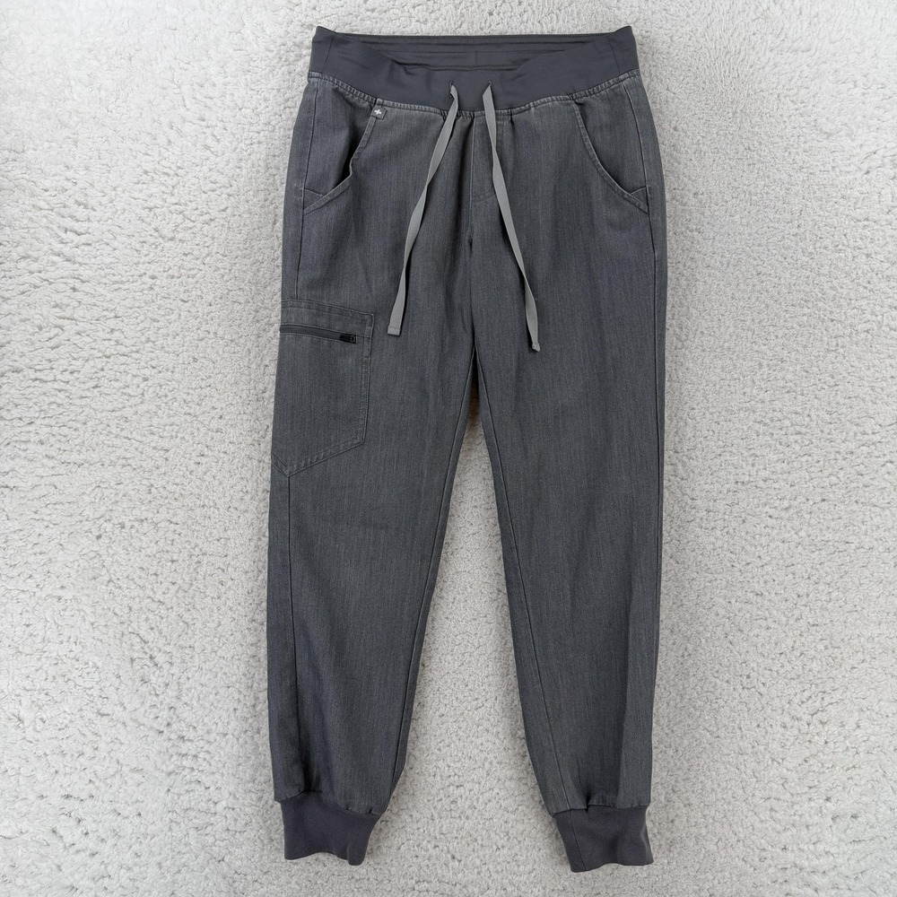 FIGS Technical Collection Jogger Pants Womens XS Gray Scrub Twill W18SW2005P